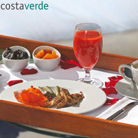 17 Cm Costa Verde Saturno Plato llano de porcelana Set de 12 pz