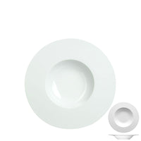25 Cm Costa Verde Saturno Assiette creuse en porcelaine Set de 12 pz
