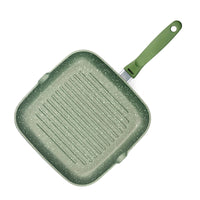 26X26 Cm Risoli Dr Green Stone plancha carrée antiadhésive aluminium