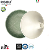 24 Cm Risoli Dr Green Stone Tajine Antiaderente In Alluminio