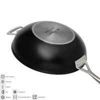 Le Creuset Les Forgees Wok Antiadhésif En Aluminium Avec Manche