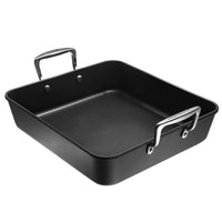 26X26 Cm Le Creuset Les Forgées bandeja cuadrada antiadherente aluminio