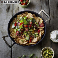 Le Creuset Les Forgees Sauteuse basse antiadhésive en aluminium avec couvercle