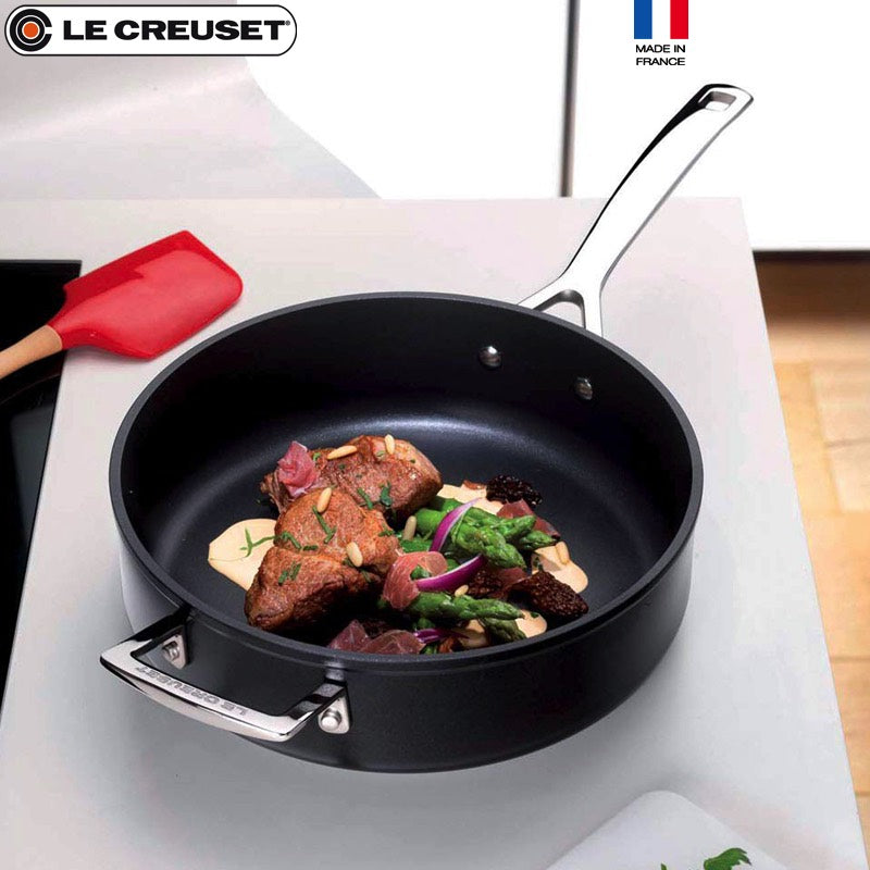 Le Creuset Les Forgees Poêle sauté antiadhésive en aluminium