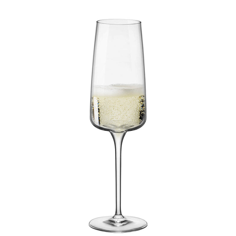 26 2 Cl Bormioli Rocco Nexo Sektflöte Aus Glas Set mit 6 Stück