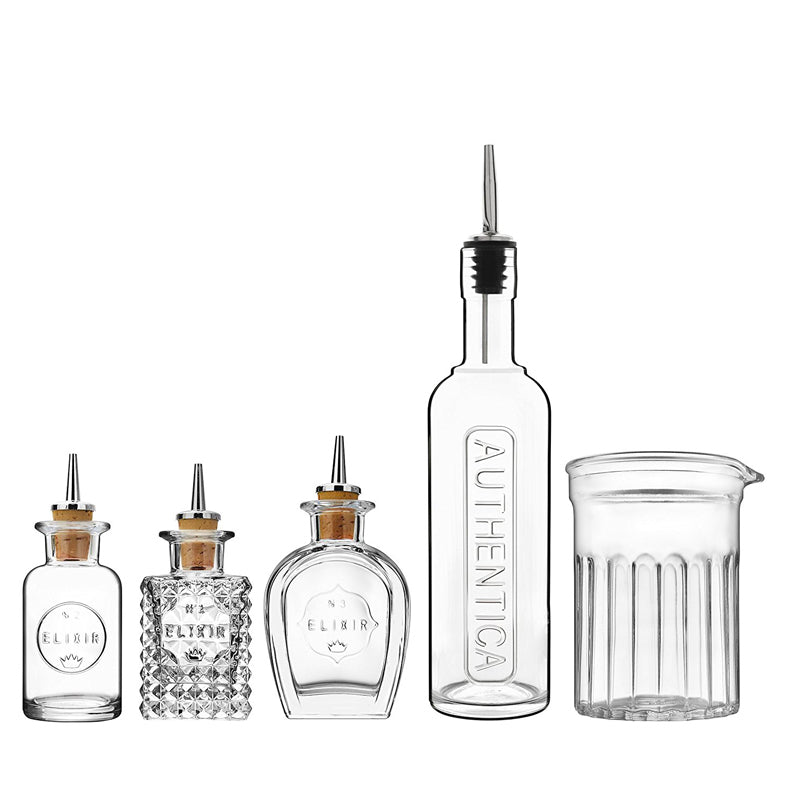 Bormioli Luigi Mixology Set Mixology en Vidrio - Set de 5 Pzs
