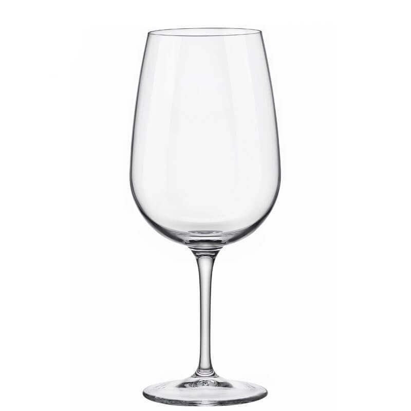 64 Cl Bormioli Rocco Inventa Rotweinglas aus Glas - Set mit 6 Stück