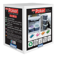 Bama Tris Di Poker Afvalscheidingsbak in kunststof Set van 3 st