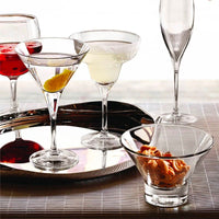 24 5 Cl Bormioli Rocco Ypsilon Martiniglas van glas Set van 6 stuks