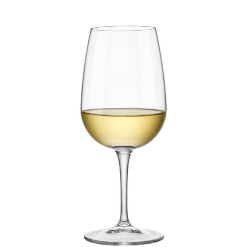 40 Cl Bormioli Rocco Inventa White Wine Glass in Glass Set of 6 Pieces
