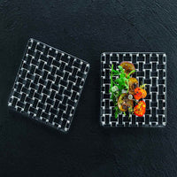 14X14 Cm Nachtmann Bossa Nova Plato llano de vidrio Set de 2 pz