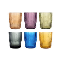 28 cl - H&H Lyric Verre À Eau En Verre Borosilicate - Set 6 Pz