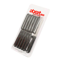 Abert Rost Couteau À Pizza En Acier Inoxydable Set de 12 Pcs