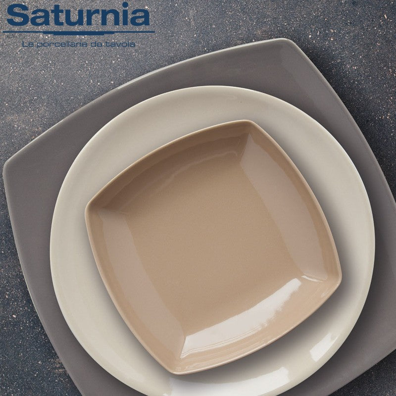 33 Cm Saturnia Napoli Pizzateller aus Porzellan Set mit 6 Stk
