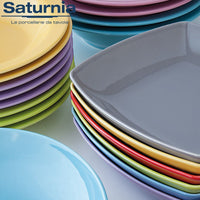 33 Cm Saturnia Napoli Pizzateller aus Porzellan Set mit 6 Stk