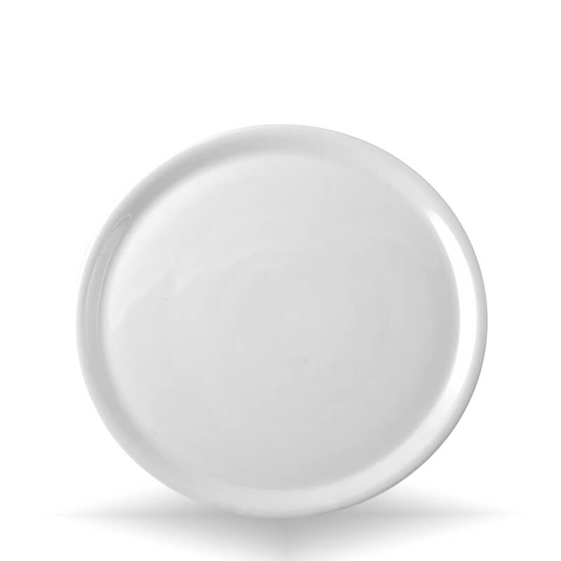 28 Cm Saturnia Napoli Pizza Plate in Porcelain Set 6 Pcs