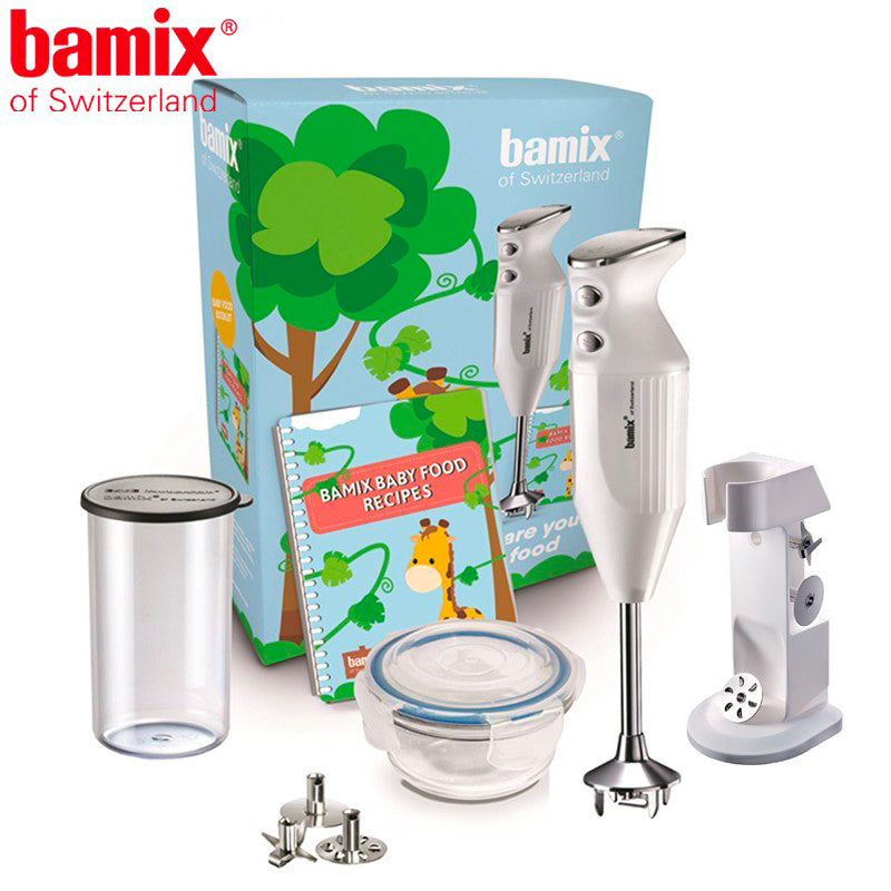 200 Watt Bamix Babyline Immersion Blender in Stainless Steel