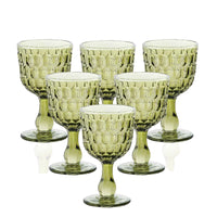 29 Cl Camelot Wasserglas aus Glas Set mit 6 Teilen