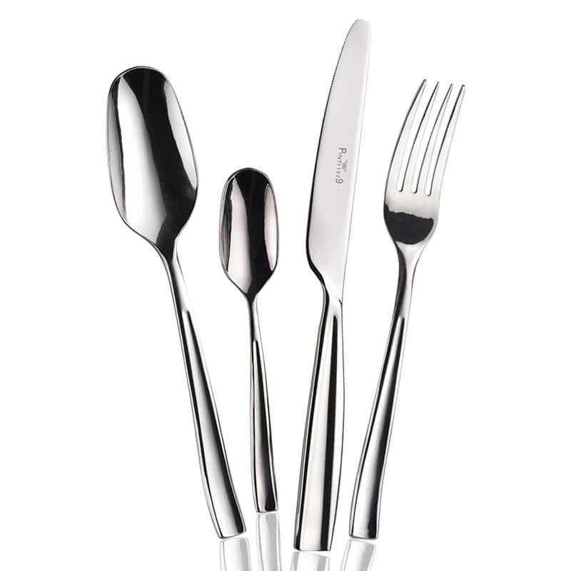 Pintinox InfinitoCubertería forjado de acero inoxidable set de 24 piezas
