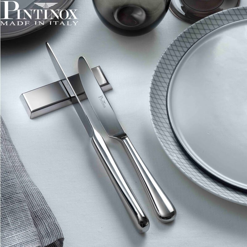 Pintinox ColiseumTable Knife in Stainless Steel Set of 12 Pcs