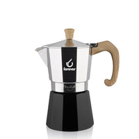 Forever Miss Prestige Woody Cafetera moka de aluminio