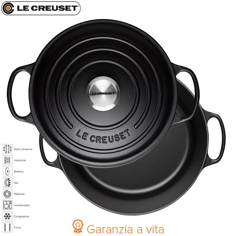 24 Cm Le Creuset Cocotte Evolution round casserole in cast iron