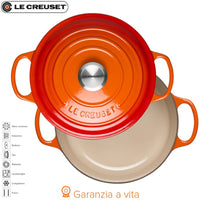 22 Cm Le Creuset Cocotte Evolution Casseruola Rotonda In Ghisa
