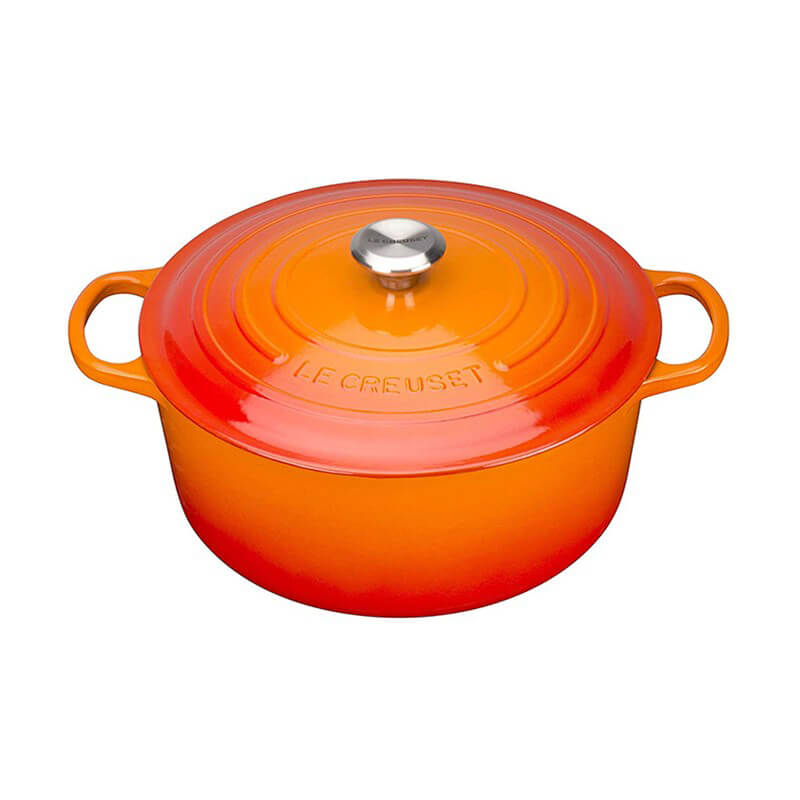 22 Cm Le Creuset Cocotte Evolution Casseruola Rotonda In Ghisa