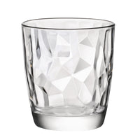 38 5 Cl Bormioli Rocco Diamond Water Glass in Glass Set of 6 Pieces