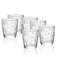 38 5 Cl Bormioli Rocco Diamond Water Glass in Glass Set of 6 Pieces