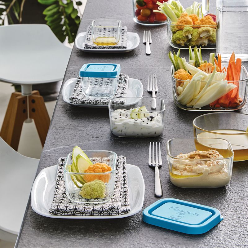 Bormioli Rocco Frigoverre Classic Contenants alimentaires set de 3 pièces