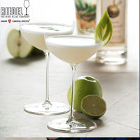 24 Cl Riedel Veritas Vaso martini de vidrio soplado Set de 2 piezas