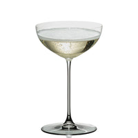 24 Cl Riedel Veritas Vaso martini de vidrio soplado Set de 2 piezas