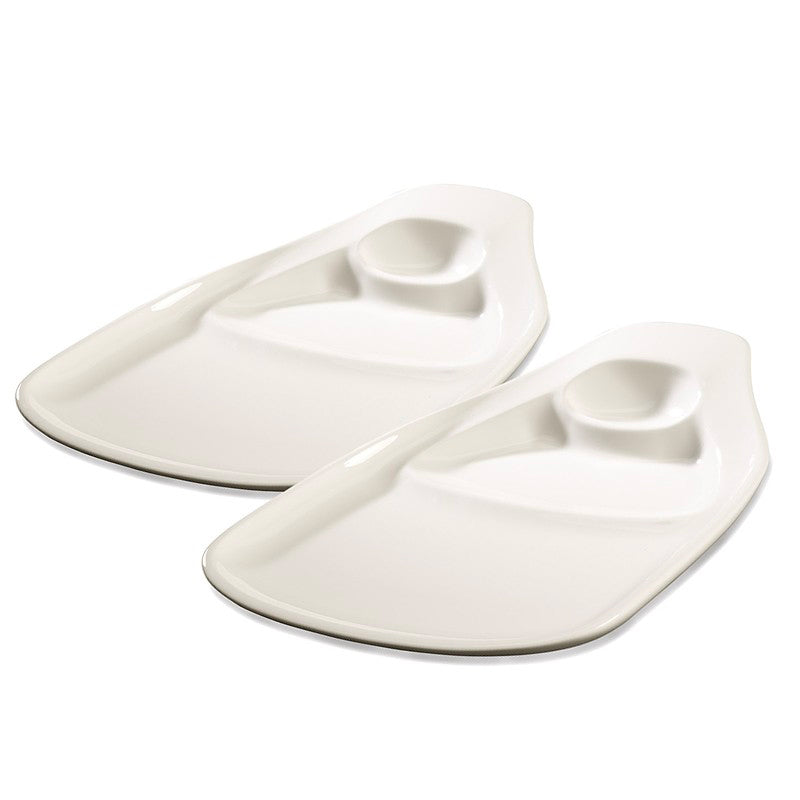 30 9X28 8 Cm Villeroy And Boch Bbq Passion Porcelain Steak Plate Set of 2 Pcs