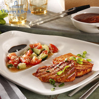 30 9X28 8 Cm Villeroy And Boch Bbq Passion Porcelain Steak Plate Set of 2 Pcs