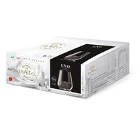 34 Cl Bormioli Rocco Inalto Uno Waterglas in Glas - Set van 6 Stuks