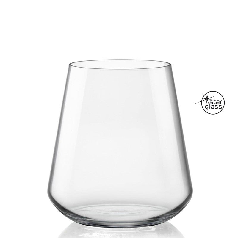 45 Cl Bormioli Rocco Inalto Uno Verre à Eau en Verre - Lot de 6 Pièces