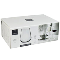 45 Cl Bormioli Rocco Inalto Uno Verre à Eau en Verre - Lot de 6 Pièces