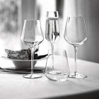 56 Cl Bormioli Rocco Inalto Uno Red Wine Glass In Glass Set of 6 Pieces