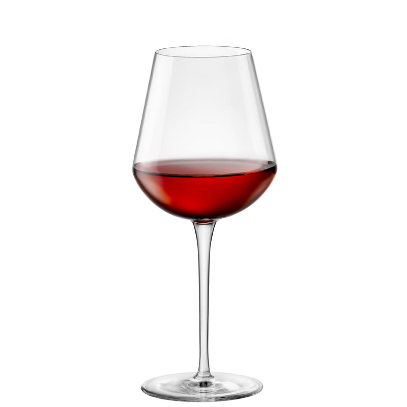 56 Cl Bormioli Rocco Inalto Uno Red Wine Glass In Glass Set of 6 Pieces