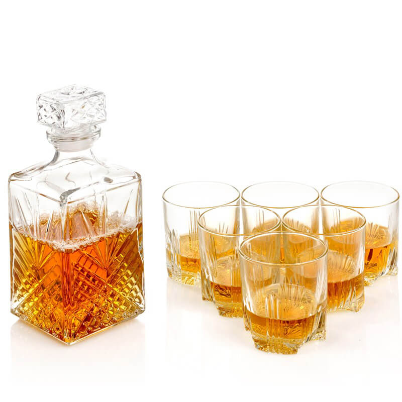 Bormioli Rocco Selecta Whisky Glass Set in Glass Set of 7 Pieces
