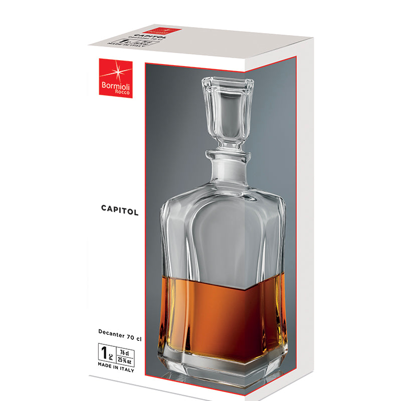 70 Cl Bormioli Rocco Capitol Decanter in Glass