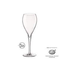 15 Cl Bormioli Rocco Inalto Tre Sensi Flûte En Verre Lot de 6 Pièces