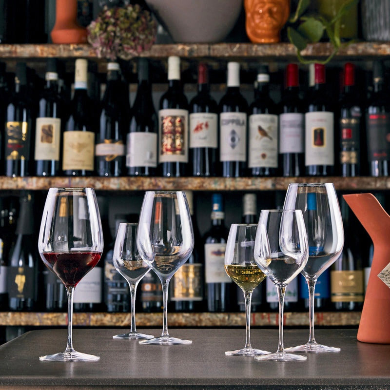 15 Cl Bormioli Rocco Inalto Tre Sensi Flûte En Verre Lot de 6 Pièces