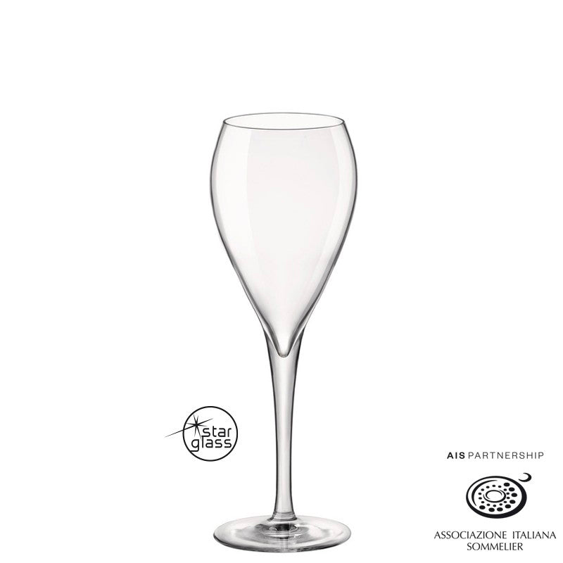 21 5 Cl Bormioli Rocco Inalto Tre Sensi Flûte En Verre Lot de 6 Pièces