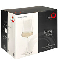 40 2 Cl Stolzle Lausitz Power Calice Vino Bianco In Vetro Set 6 Pezzi