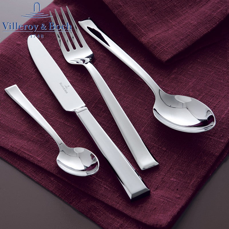 Villeroy And Boch Victor Service de couverts en acier inox Set de 24 pz