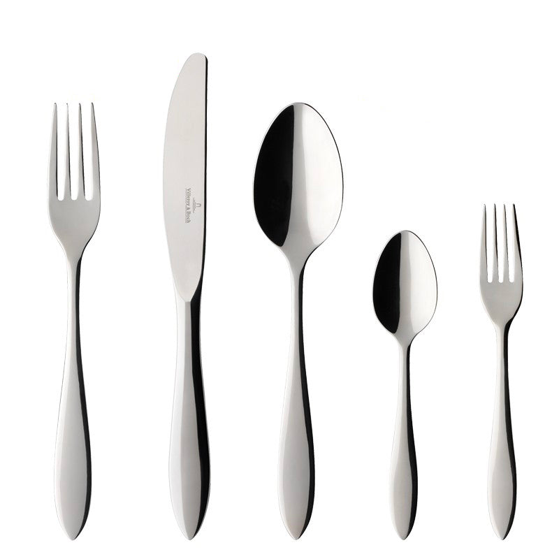 Villeroy And Boch Arthur Service Couverts En Acier Inoxydable Set de 30 Pcs