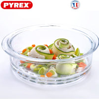 Pyrex Classic Panier vapeur rond en verre borosilicaté