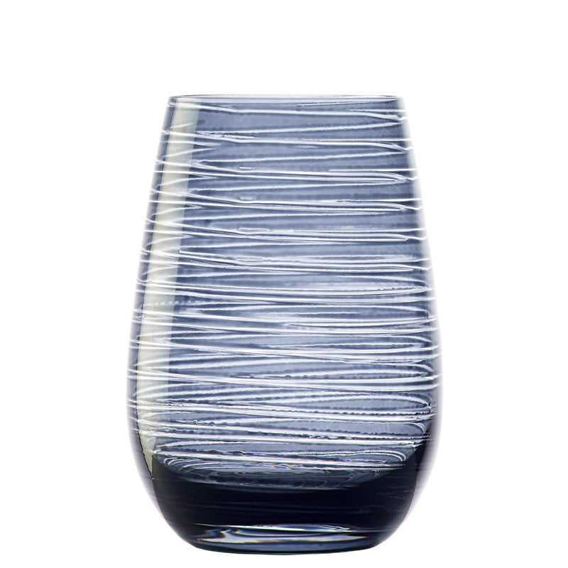 46 5 Cl Stolzle Lausitz Twister Water Glass in Glass Set of 6 Pieces